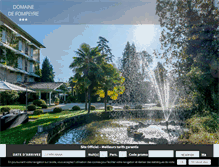 Tablet Screenshot of domaine-de-fompeyre.com